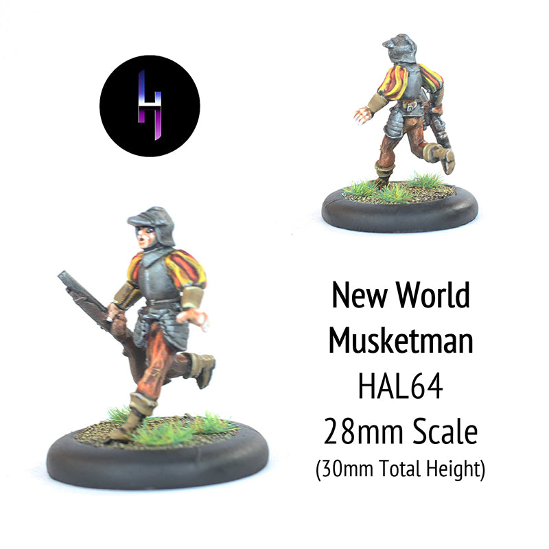 HAL064 New World Musketman (Free Slot Base)