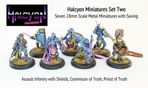 HALP02 Halcyon Miniatures Set 2 (with free slot bases and saving)
