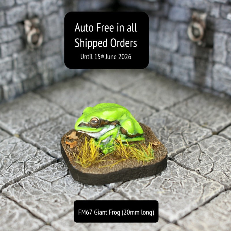 FM67 Large Frog - One auto free in all shipped orders until 15th June
