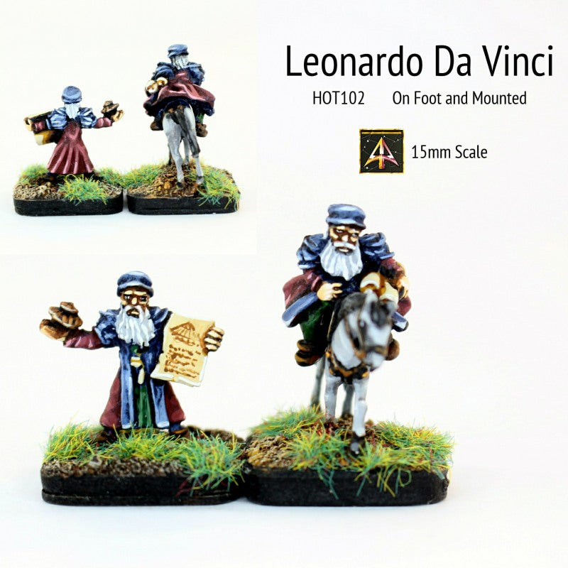 HOT102 Leonardo Da Vinci (Foot and Mounted)
