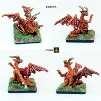 HOT23 The Sitting Dragon (35mm tall)