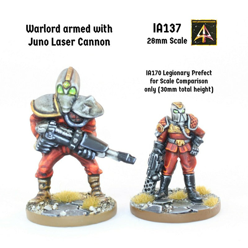 IA137 Warlord with Juno Laser Cannon (45mm tall)