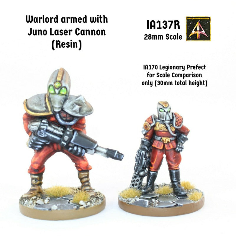 IA137R Warlord with Juno Laser Cannon (45mm tall)
