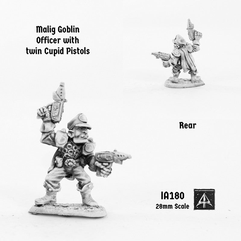 IA180 Malig officer with twin Cupid Laser Pistols