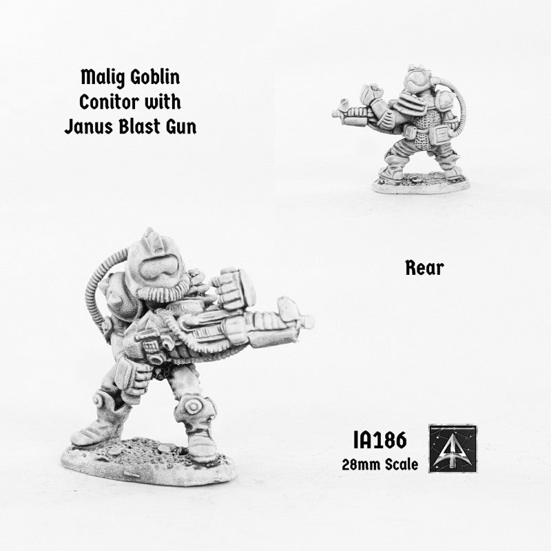 IA186 Malig standing Janus Blast Gun