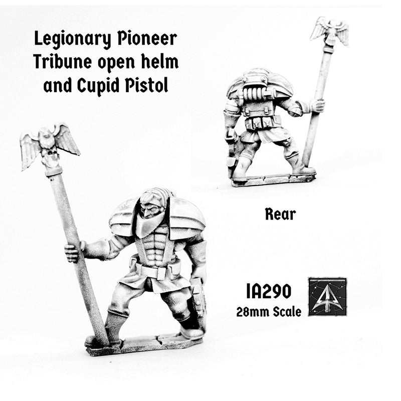 IA290 Legionary Pioneer Tribune open helm and Cupid Pistol