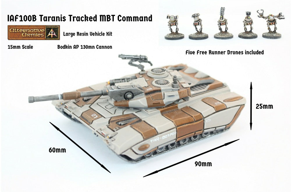 IAF100B Taranis Tracked MBT Command Turret (Super Heavy) - Free Pack of Drones included