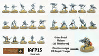IAFP15 Grima Robot Platoon (Platoon Pack) - Includes free extra unique miniature!