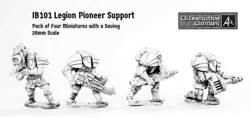 IB101 Legion Pioneer Support (Four Pack with Saving)