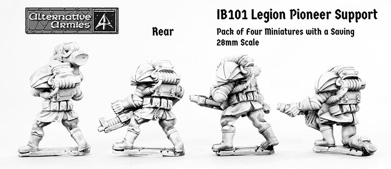 IB101 Legion Pioneer Support (Four Pack with Saving)