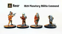 IB28 Planetary Militia Command (Four Miniatures with Saving)