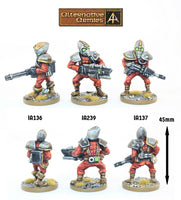 IB36R Khanate Warlords  (45mm Tall) (Three Pack Resin with Saving)