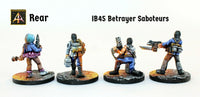 IB45 Betrayer Saboteurs  (Four Pack with Saving)