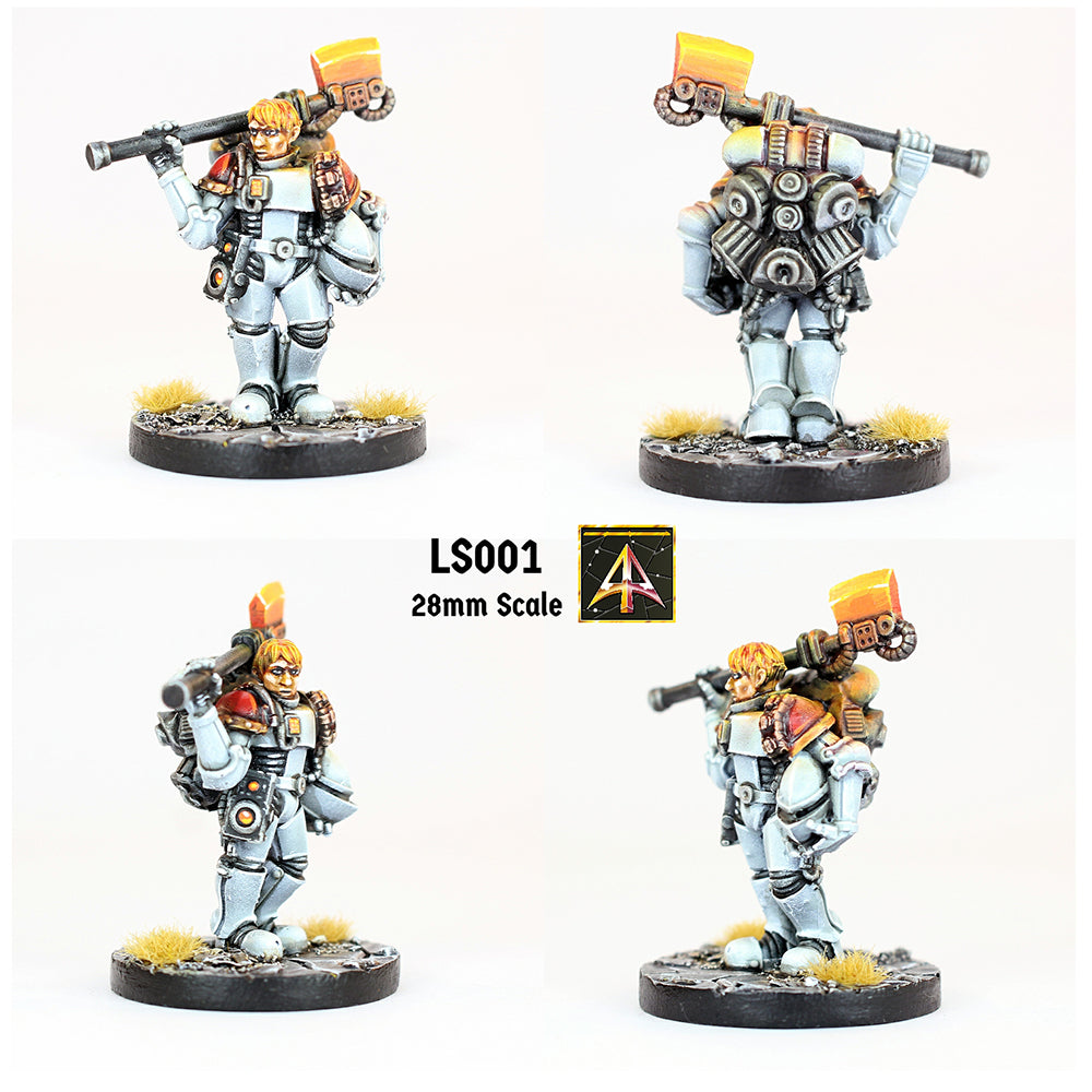 LS001 Squire Green (Retained Knight)  (Loyalty Miniature)