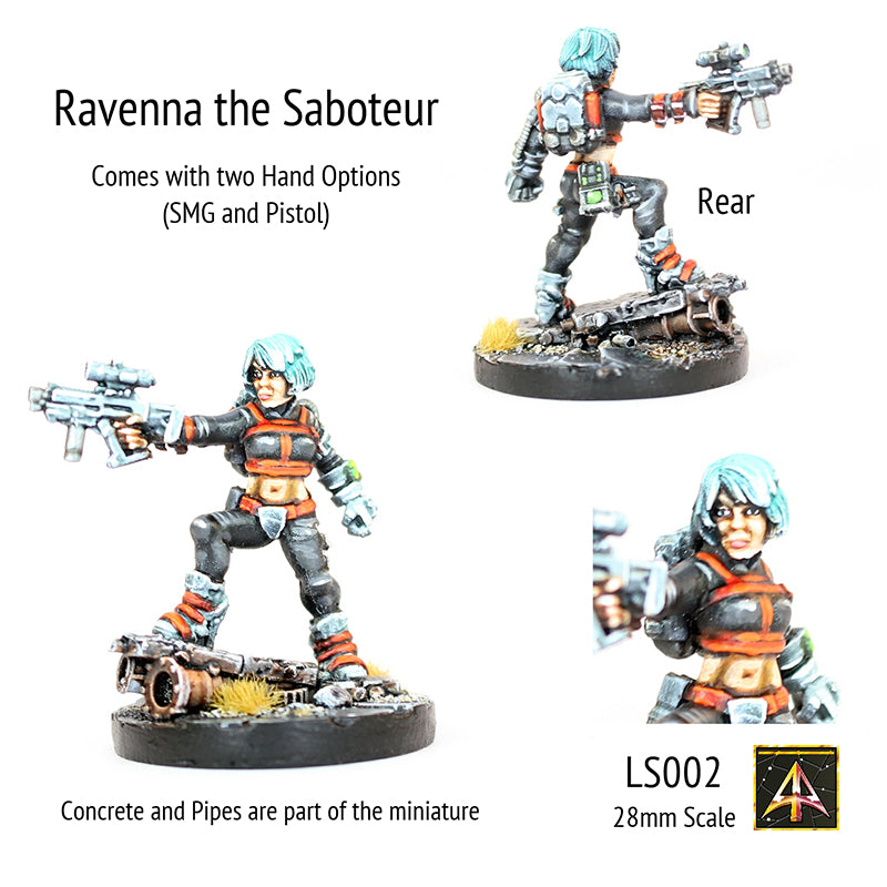 LS002 Ravenna the Saboteur (Alternate Stars) (Loyalty Miniature)