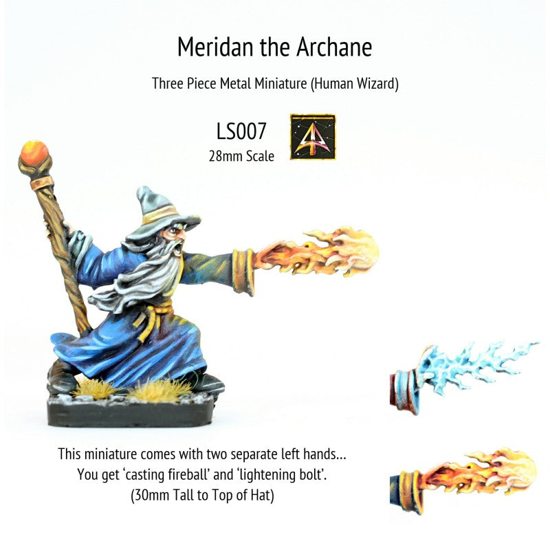 LS007 Meridan the Arcane (High Fantasy) (Loyalty Miniature)