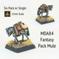 MDA84 Fantasy Pack Mule  (Pack of Six or Single)
