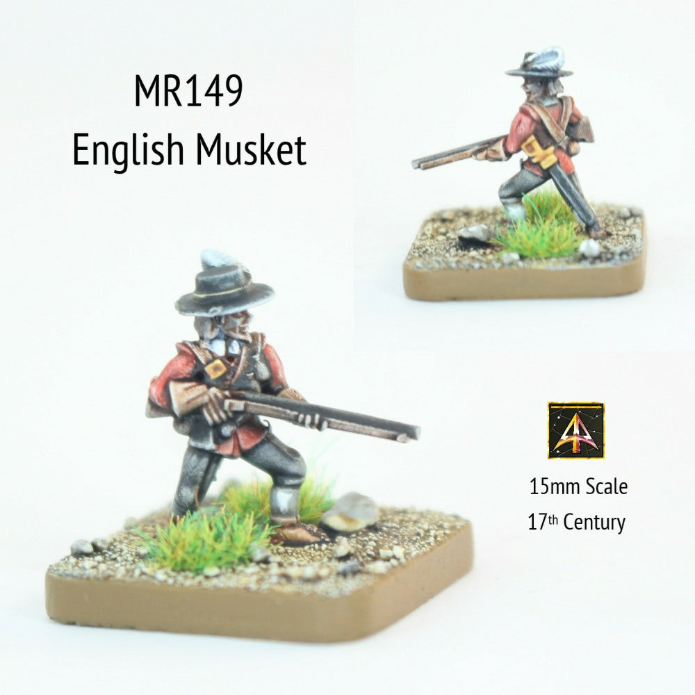 MR149 English Musket 17thC Wide Hat