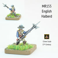 MR155 English Halberd 17thC Wide Hat