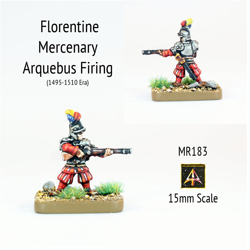 MR183 Florentine Mercenary Arquebus Firing - Early 16thC