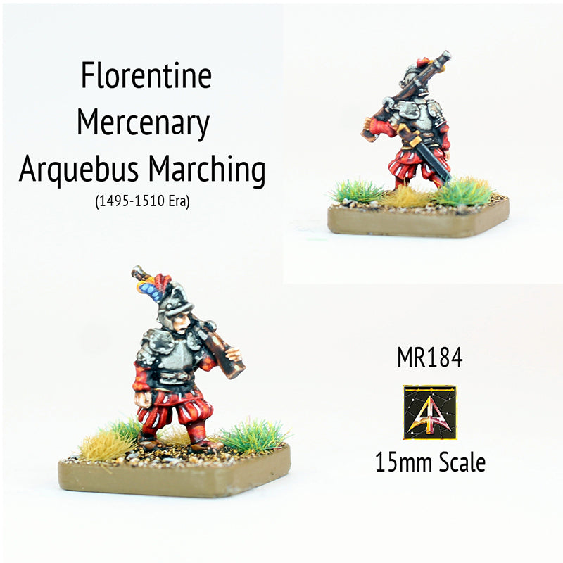 MR184 Florentine Mercenary Arquebus Marching - Early 16thC
