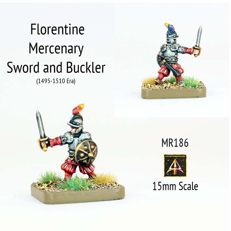 MR186 Florentine Mercenary Sword and Buckler - Early 16thC