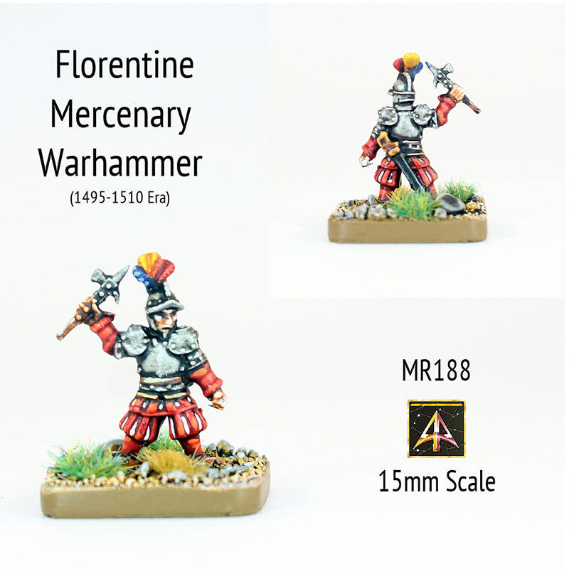 MR188 Florentine Mercenary Warhammer - Early 16thC
