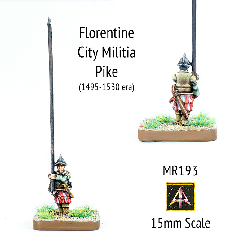 MR193 Florentine City Militia Pike - Early 16thC