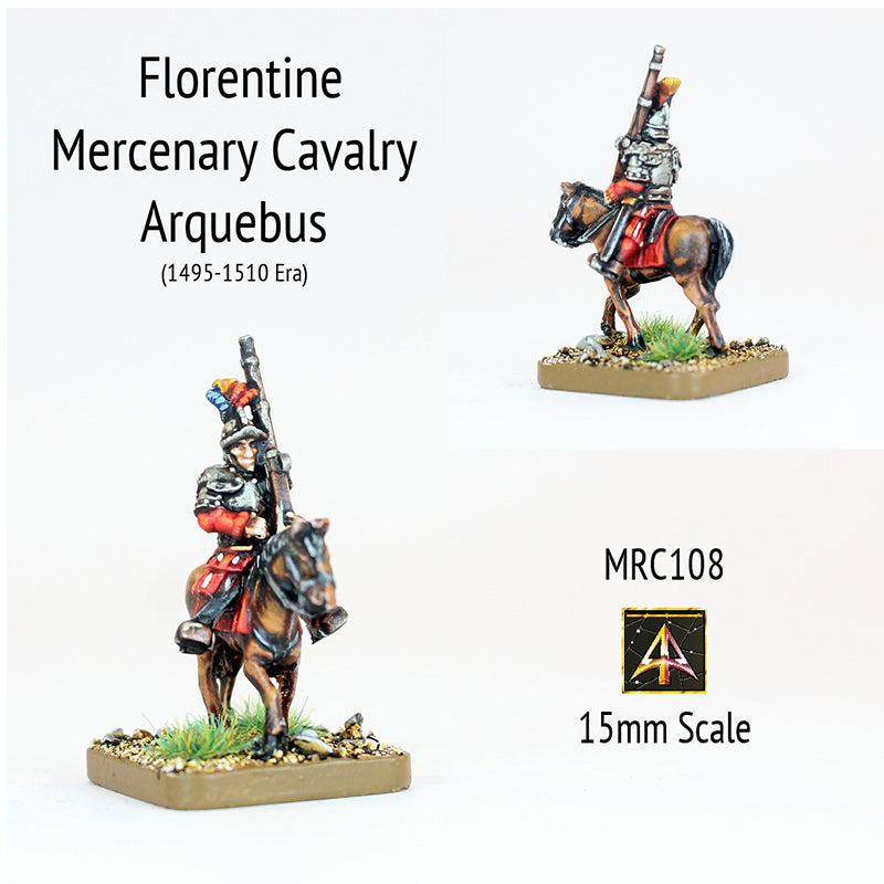 MRC108 Florentine Mercenary Arquebus - Early 16thC (Choose Mount or Rider)