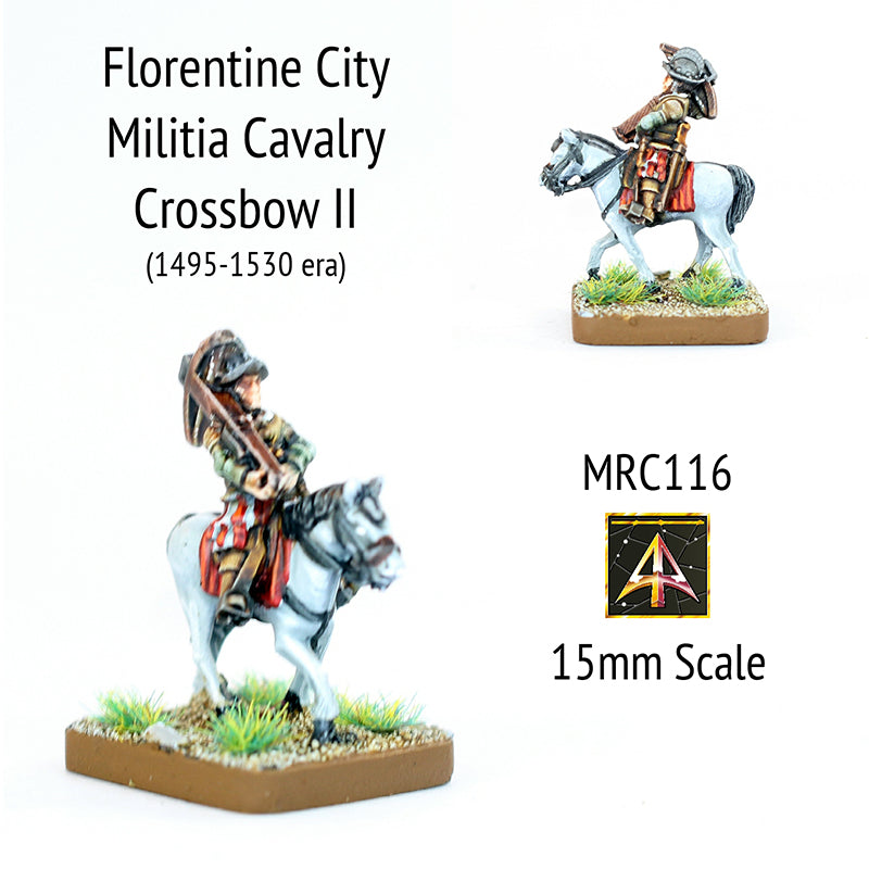 MRC116 Florentine Militia Crossbow II - Early 16thC (Choose Mount or Rider)