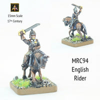 MRC94 English Rider Sword Raised 17thC