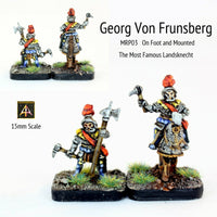 MRP03 Georg Von Frunsberg (Foot and Mounted)