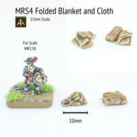 MRS4 Folded Blankets and Cloth Piles (2 Pieces)