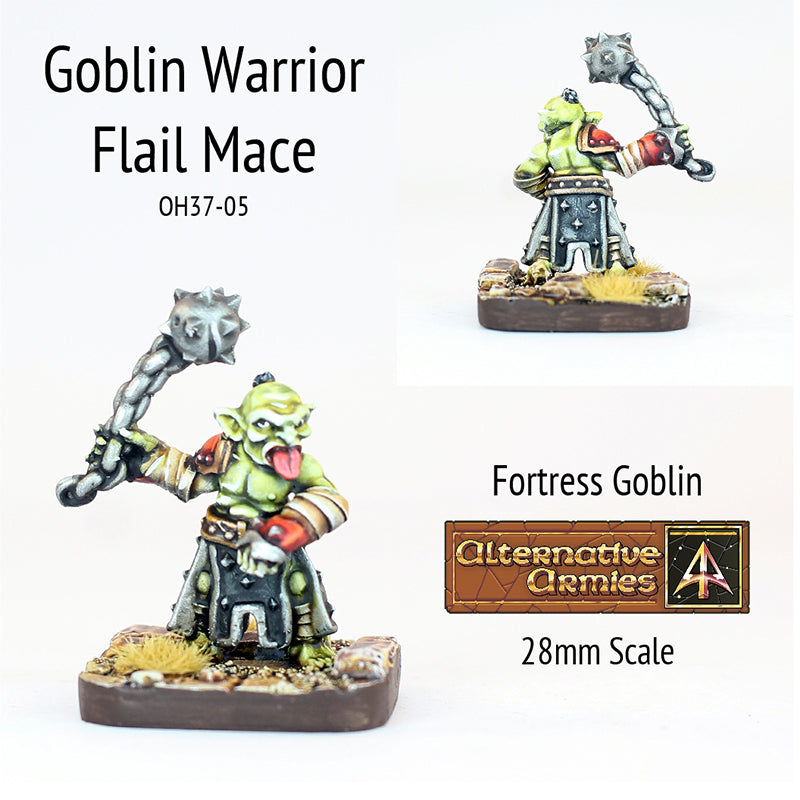 OH37-05 Goblin Warrior with Flail Mace