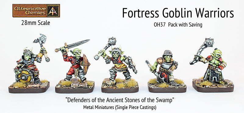 OH37 Fortress Goblin Warriors (Value Pack with Saving)