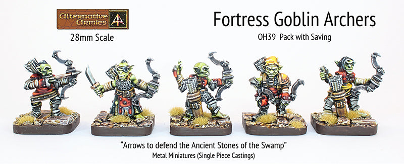 OH39 Fortress Goblin Archers (Value Pack with Saving)