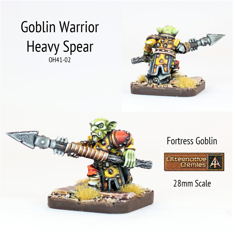 OH41-02 Goblin Warrior with Heavy Spear