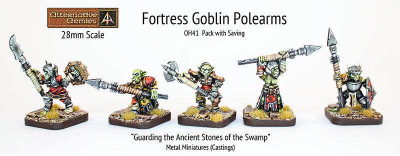 OH41 Fortress Goblin Polearms (Value Pack with Saving)