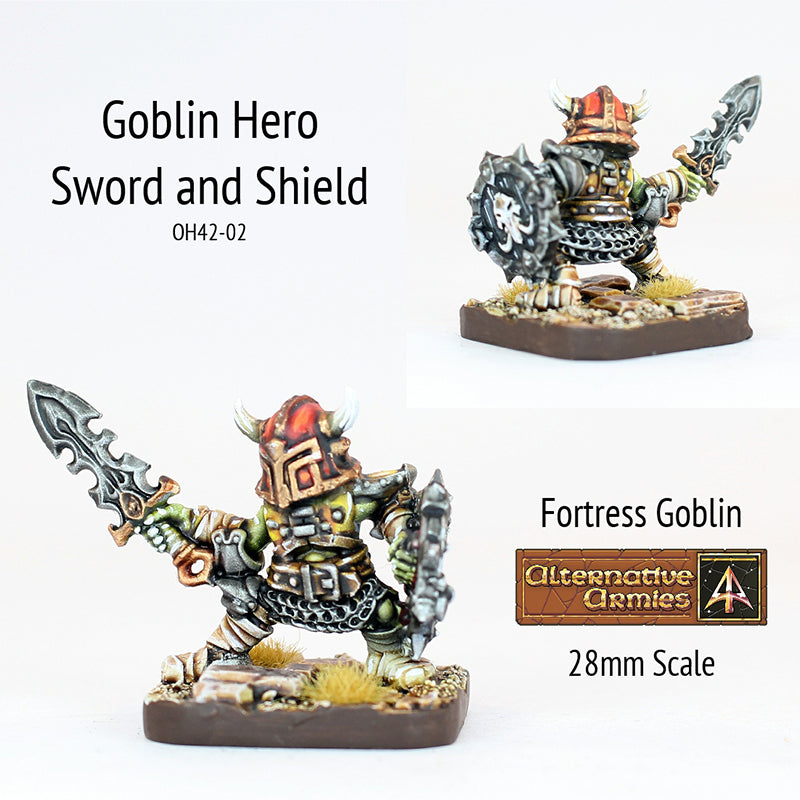 OH42-02 Goblin Hero Armoured with Sword