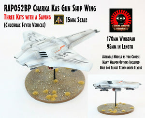 RAP052BP Charka Kas Gunship Wing (Three Chuhuac Flyer Vehicles)