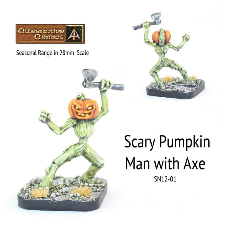 SN12 Scary Pumpkin Men (Pack or Single Miniatures)