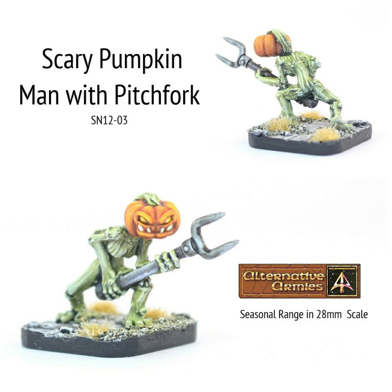 SN12 Scary Pumpkin Men (Pack or Single Miniatures)