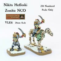 VLE16 Nikita Hedloski Zombie NCO (Foot and Mounted Set) - 25 packs remain only
