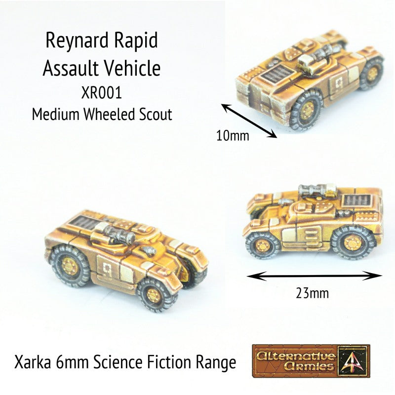 XR001 Reynard Rapid Assault Vehicle (Pack of Four or Single)