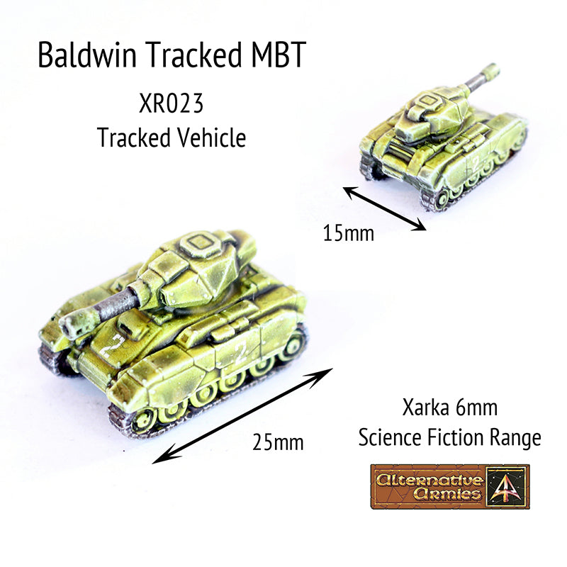 XR023 Baldwin Tracked MBT (Pack of Four or Single)