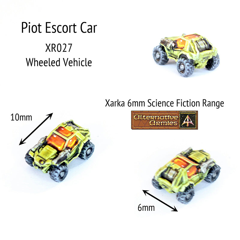 XR027 Piot Escort Car (Pack of Four or Single)