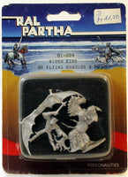 Ral Partha 01-089 Witch King on Flying Charger: Personalities - 2 Pieces Sealed Vintage1980s