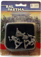 Ral Partha 3 Stage Characters 01-338 Evil Shaman (Priest) Player Characters-3 Miniatures -2 Miniatures-Sealed Vintage1980s