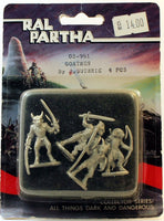 Ral Partha 02-961 Goatmen: All Things Dark and Dangerous-4 Miniatures Sealed Vintage1980s