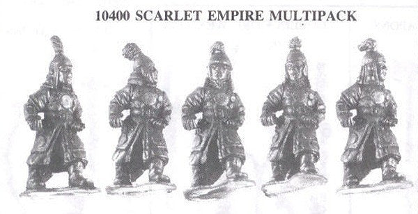 10400 Scarlet Empire Soldiers (5 Different Miniatures)